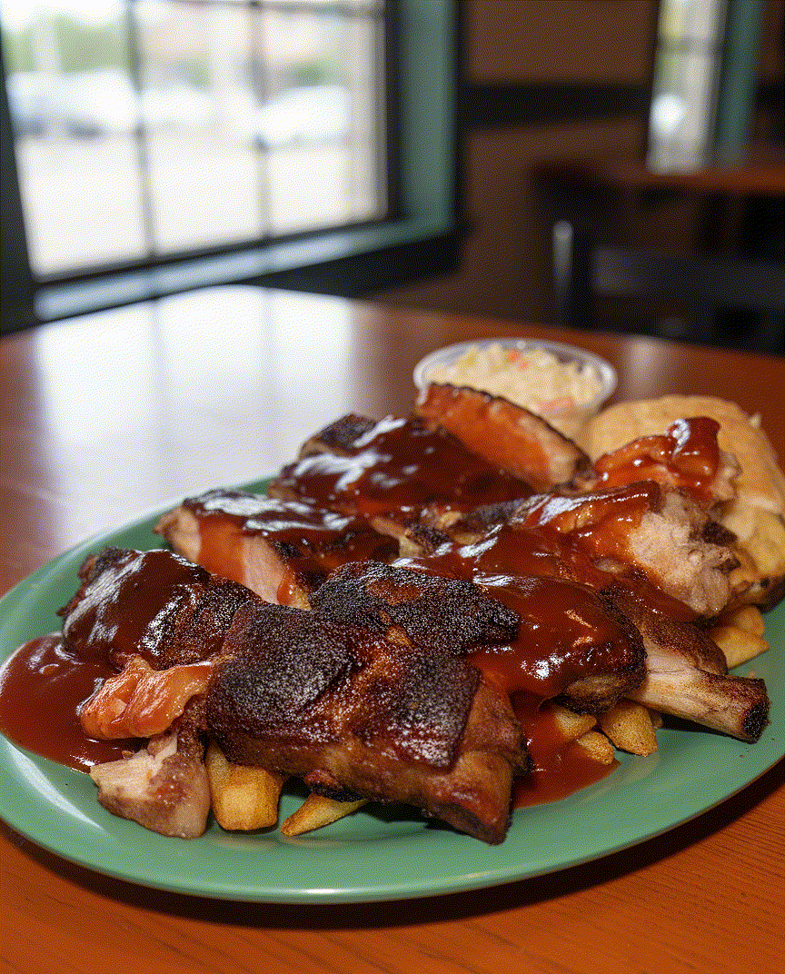 Ribs with barbecue sauce