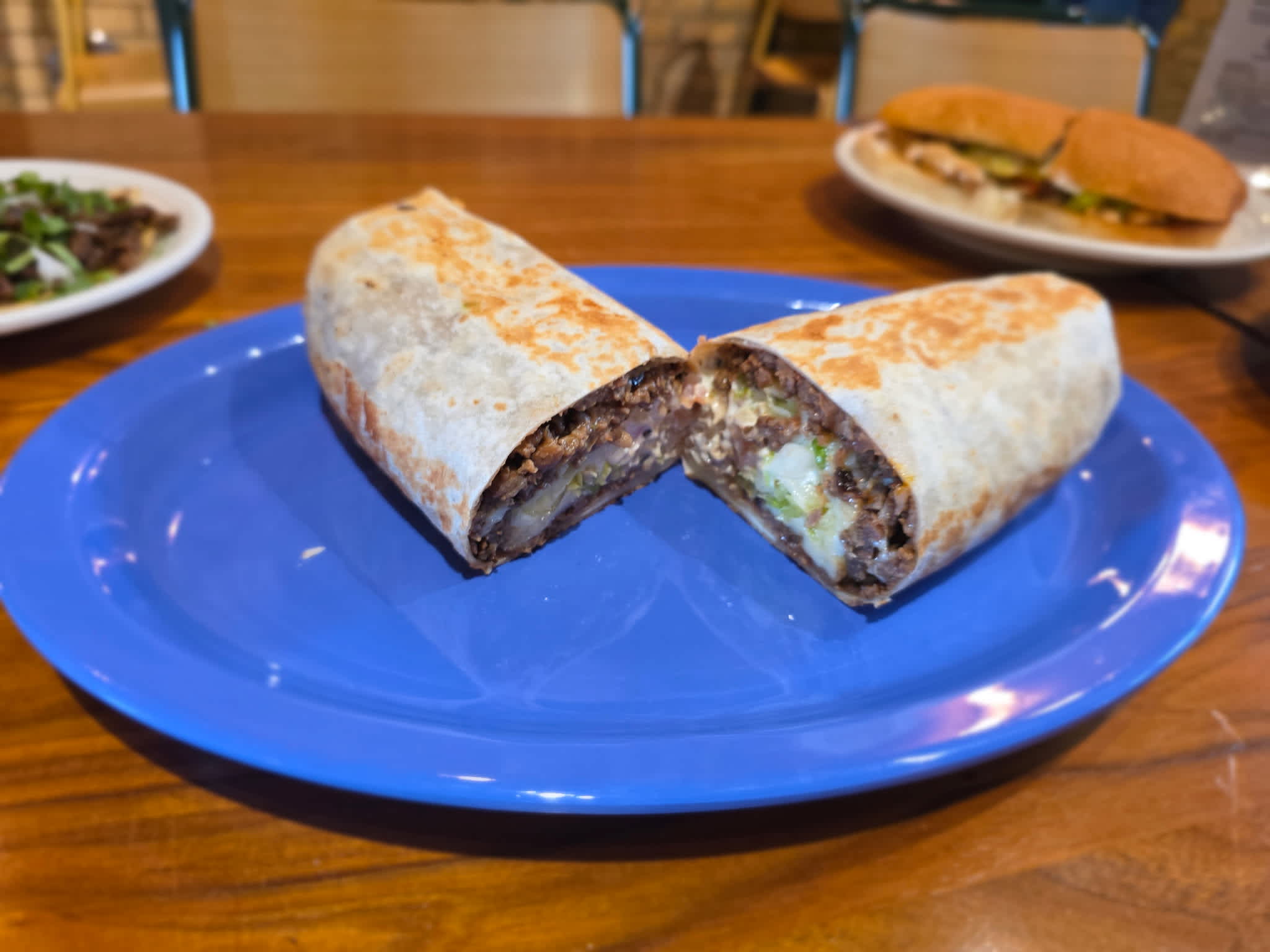 Steak burrito